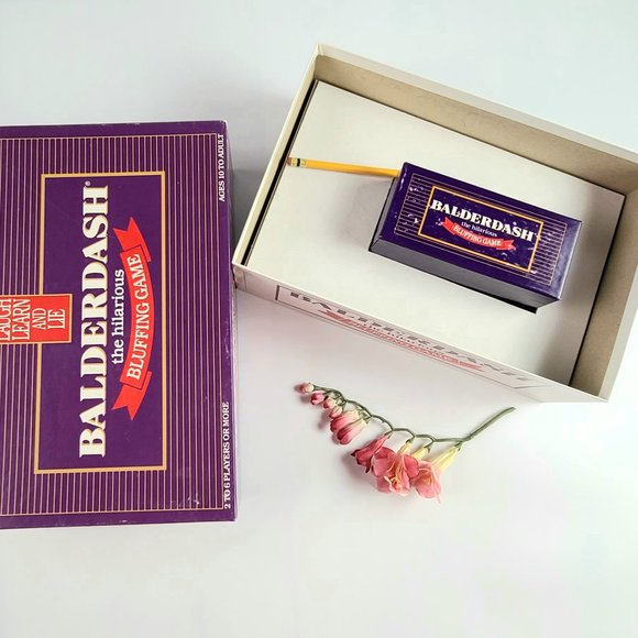 1984- BalderDash - The Games Gang Ltd.- The Hilarious Bluffing Game - Picture 4 of 9